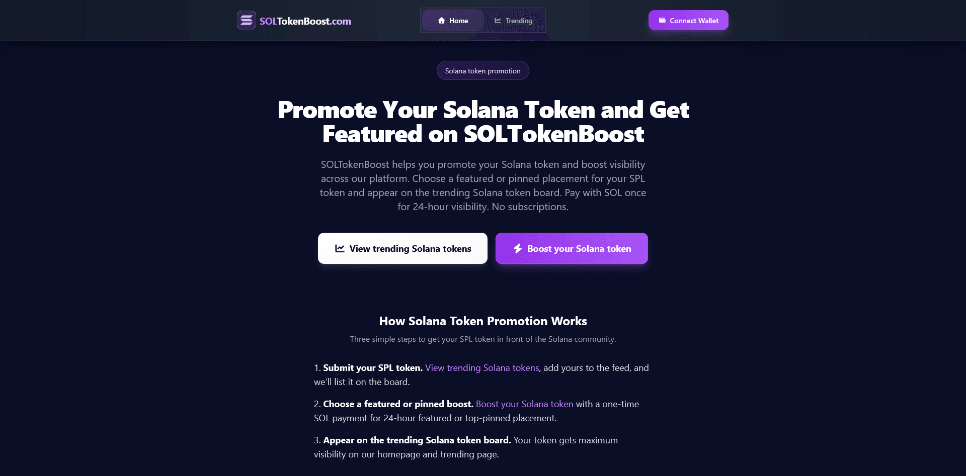 SolTokenBoost screenshot 1