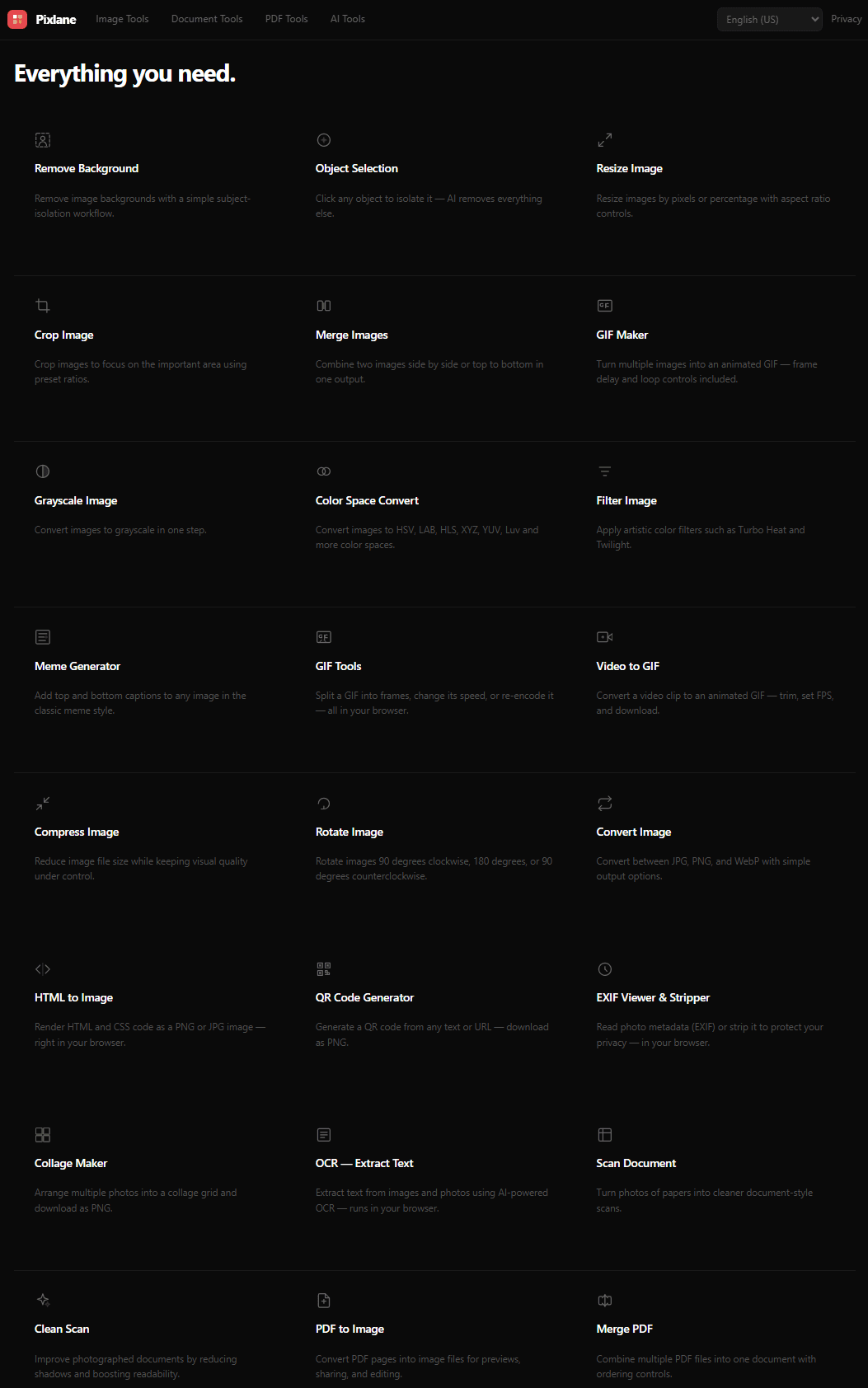 Pixlane screenshot 1