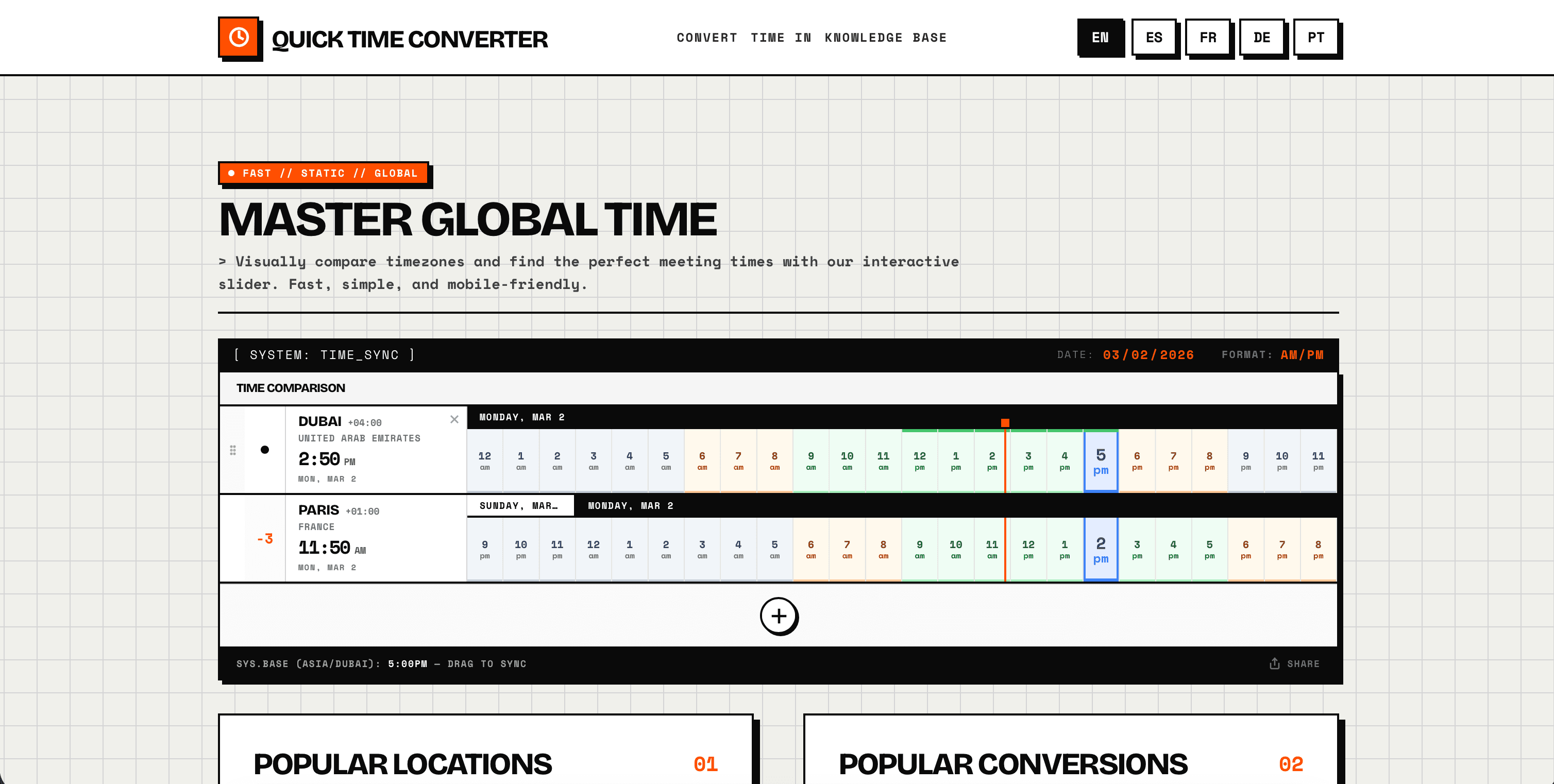 Master Global Time screenshot 1