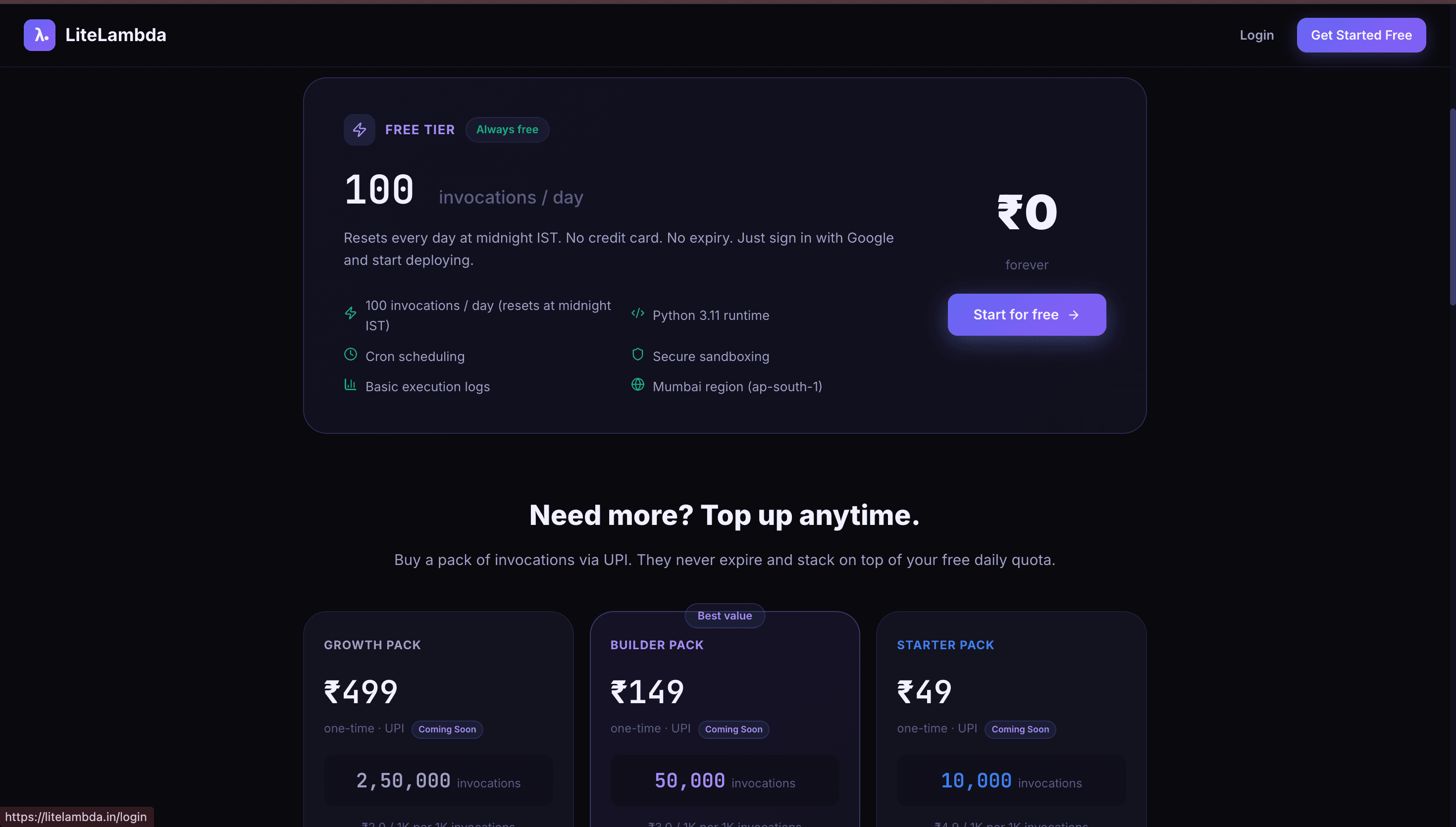 LiteLambda screenshot 4