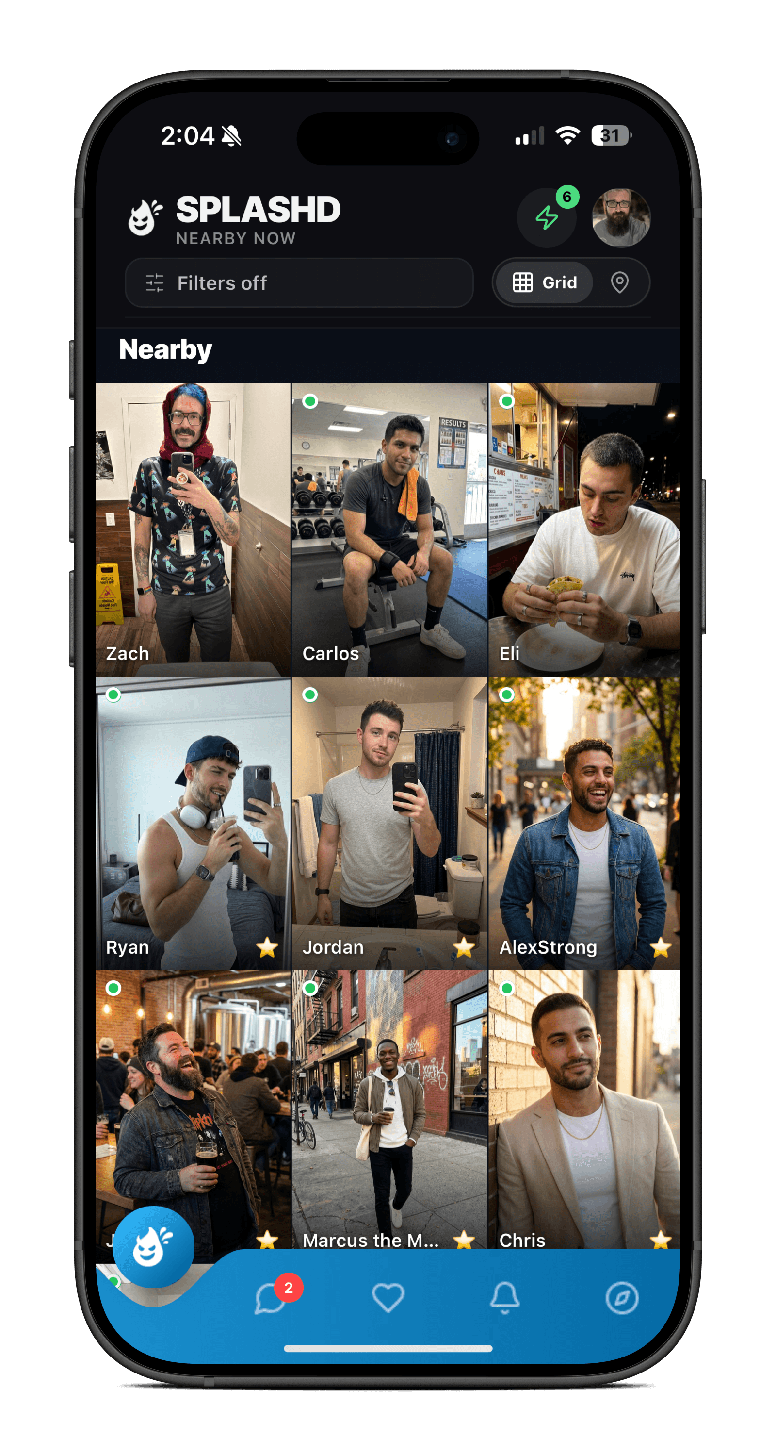 Splashd: Gay Dating & Cruising App screenshot 1