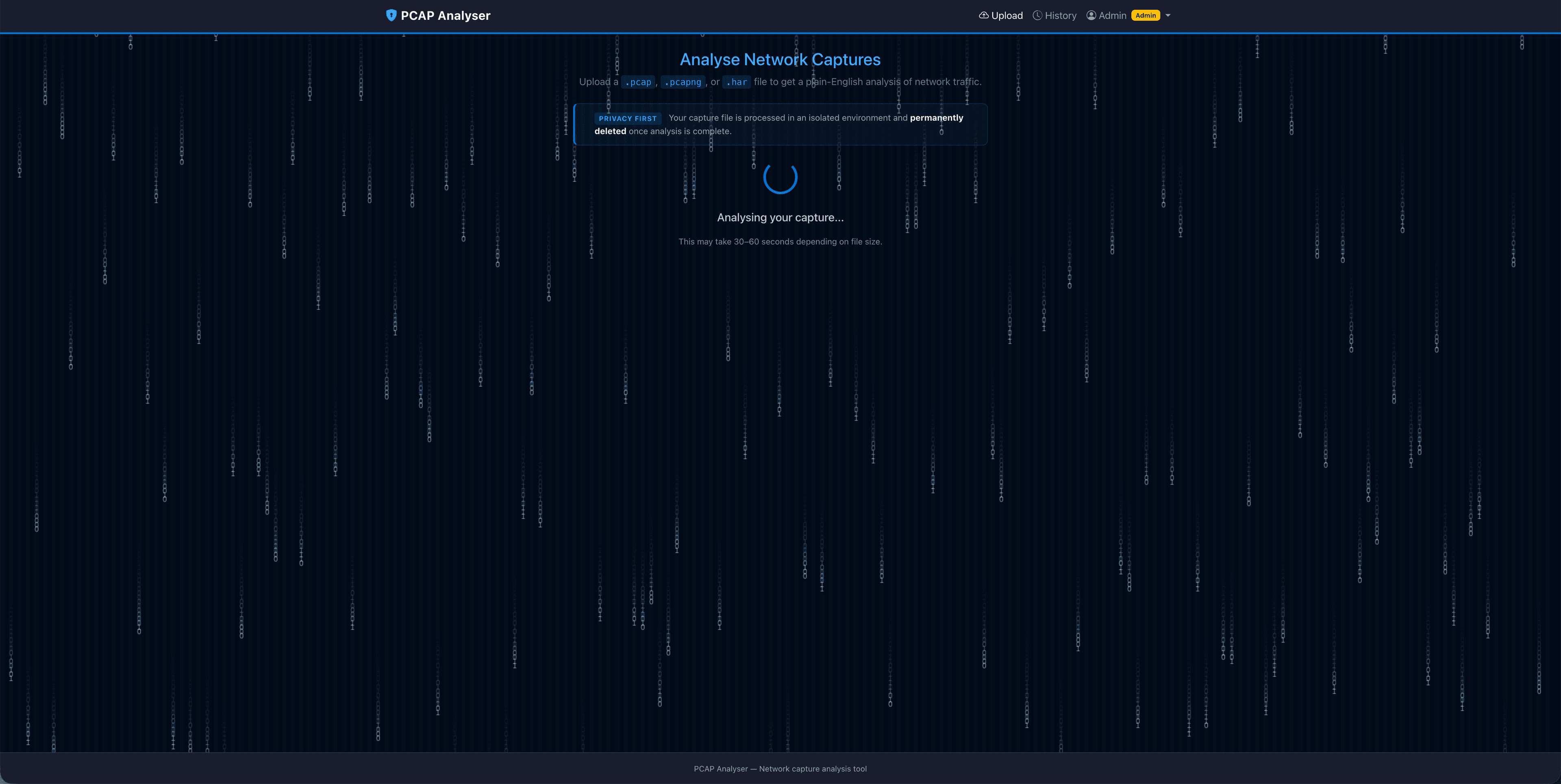 PCAP Analyser screenshot 3