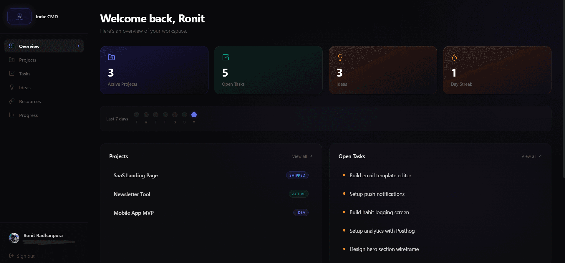 Indie CMD screenshot 2