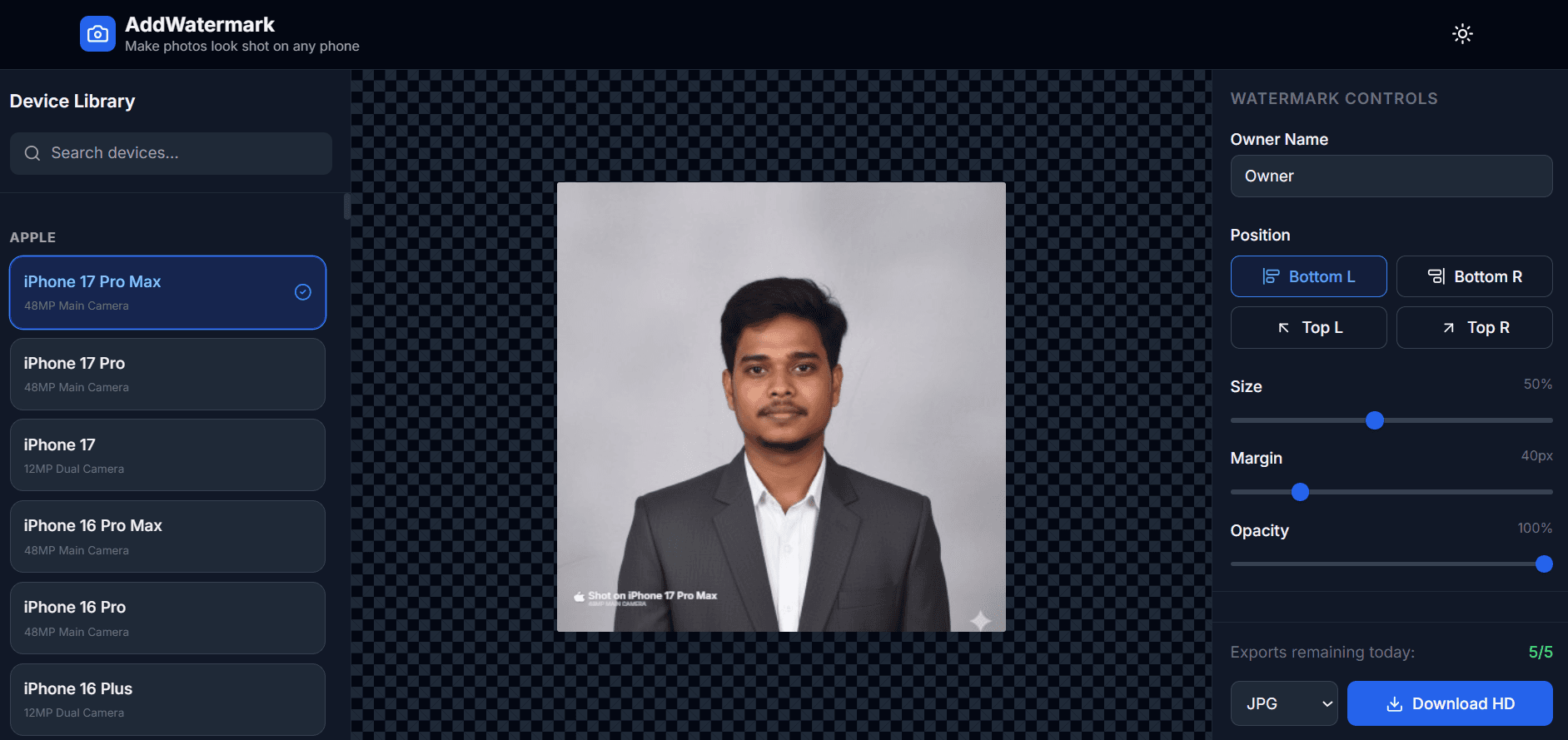 AddWatermark screenshot 4