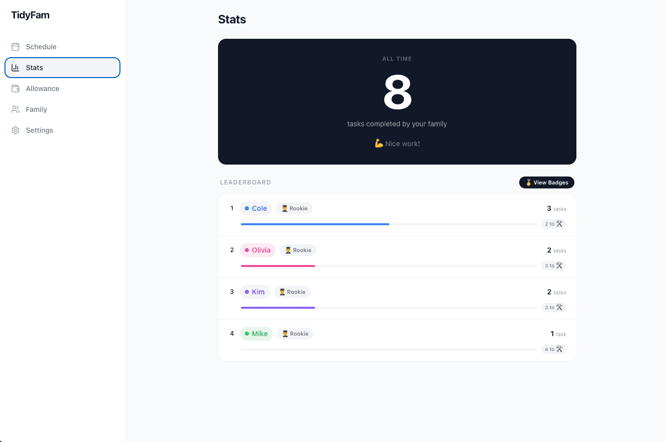 TidyFam screenshot 4