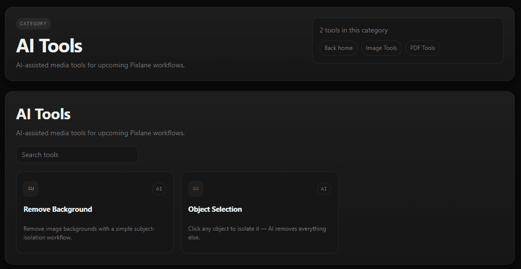 Pixlane screenshot 2