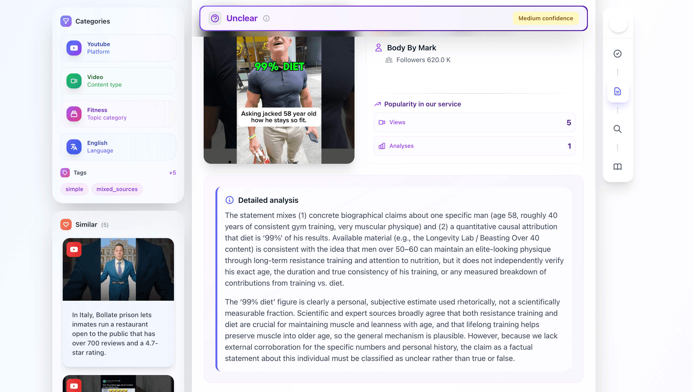 TrueStory - AI Fact-checker screenshot 2