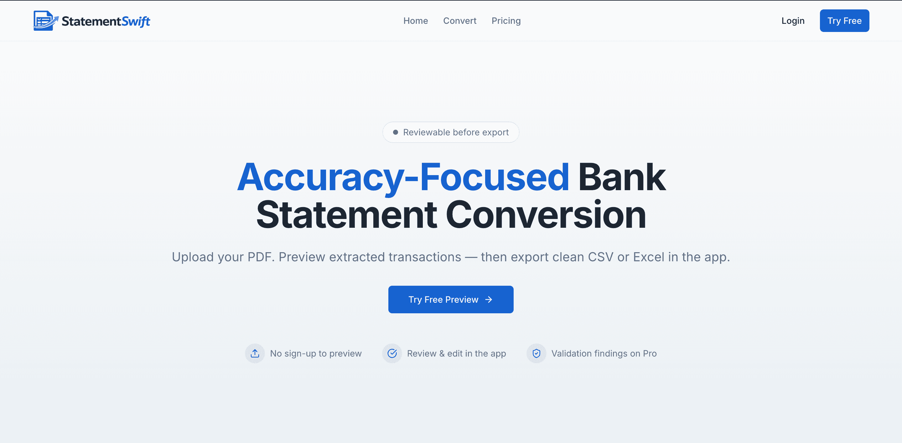 StatementSwift screenshot 1