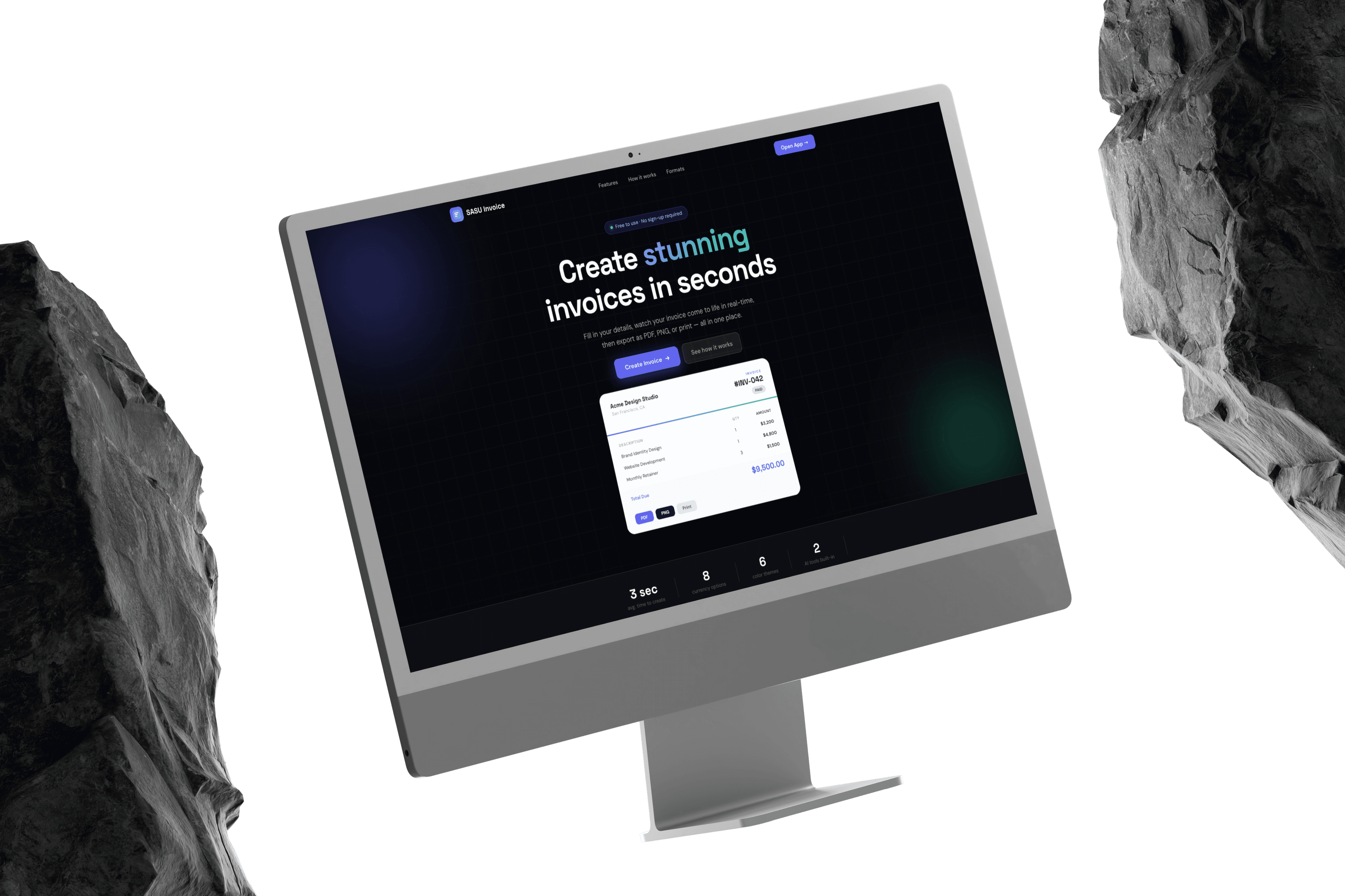 SASU Invoice screenshot 1