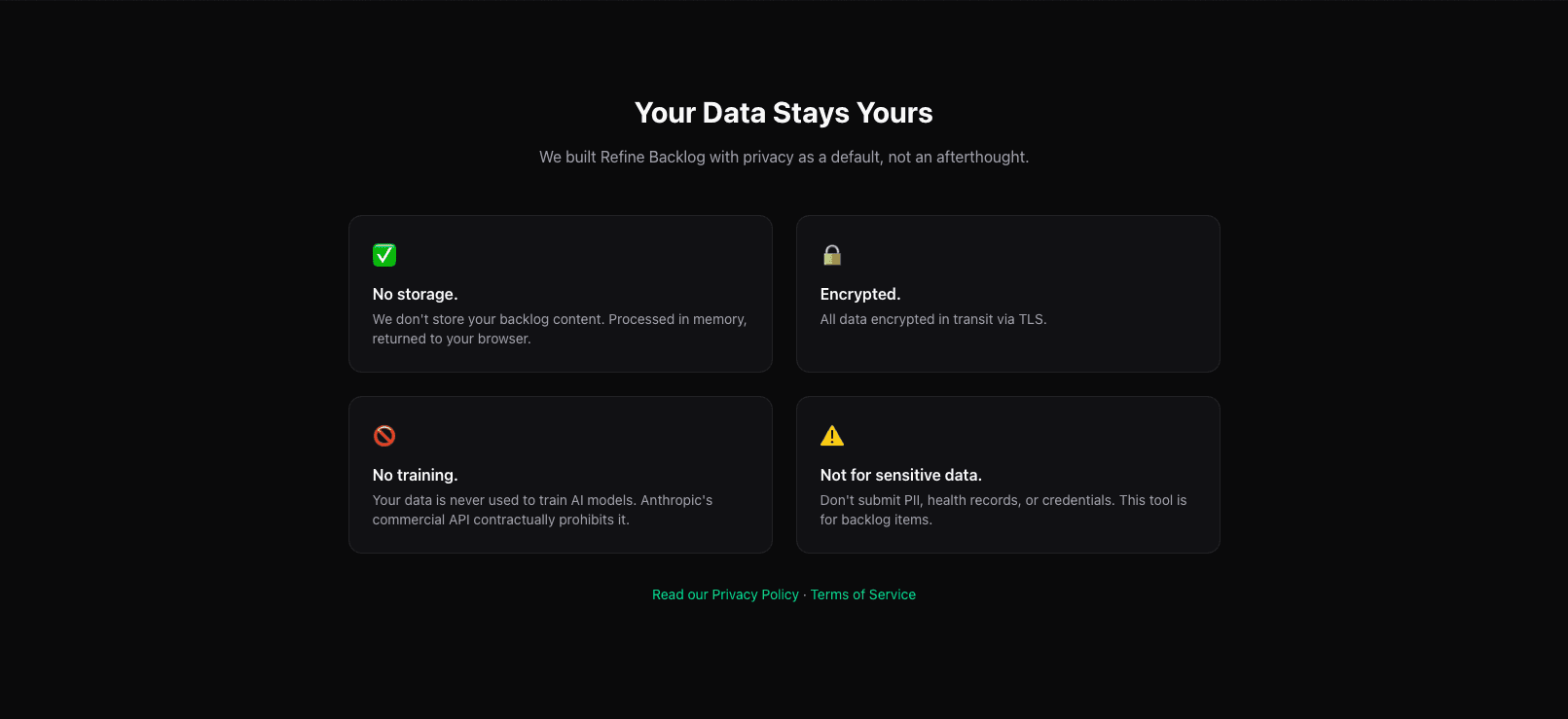 Refine Backlog screenshot 6