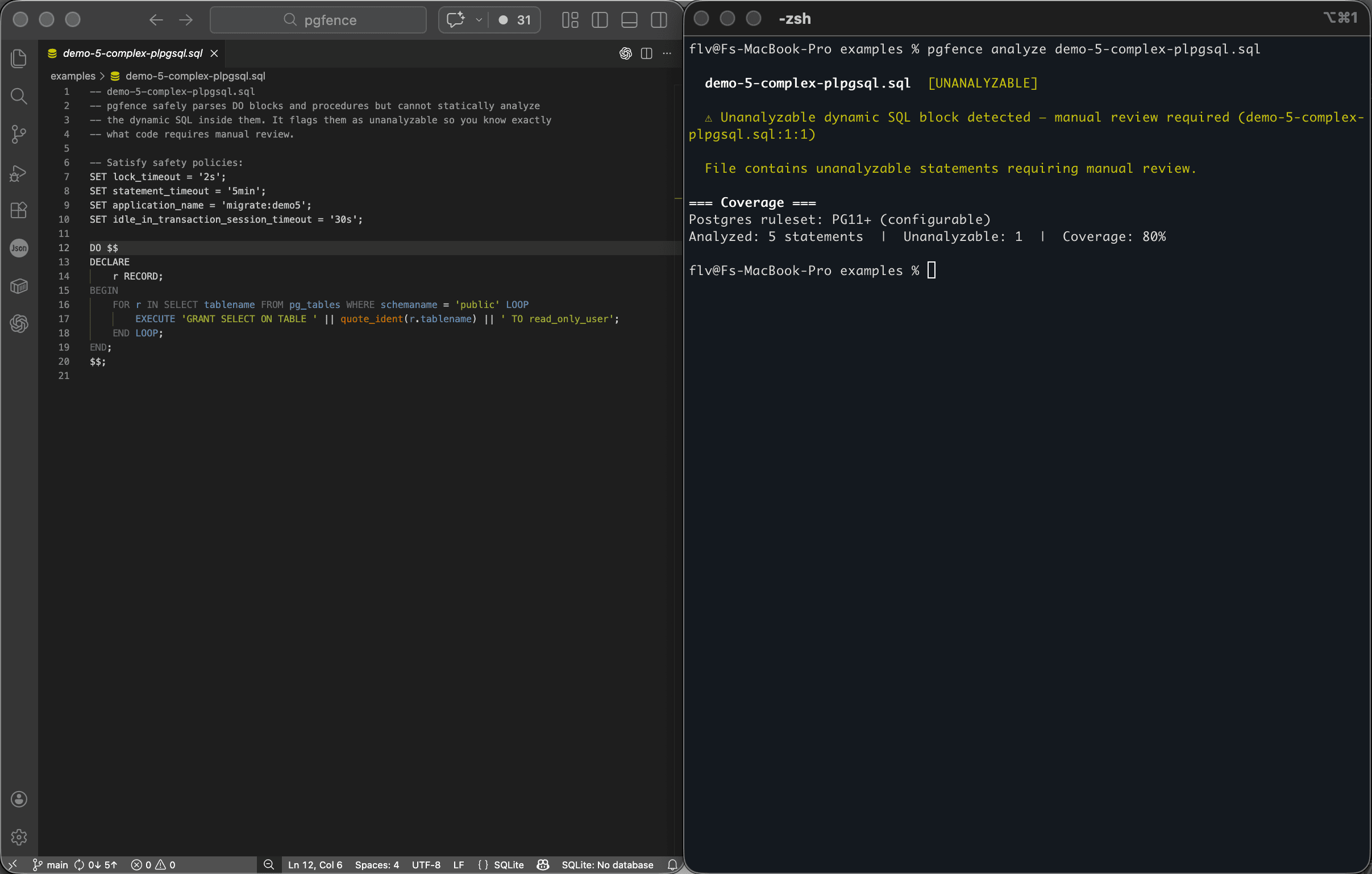 pgfence screenshot 5