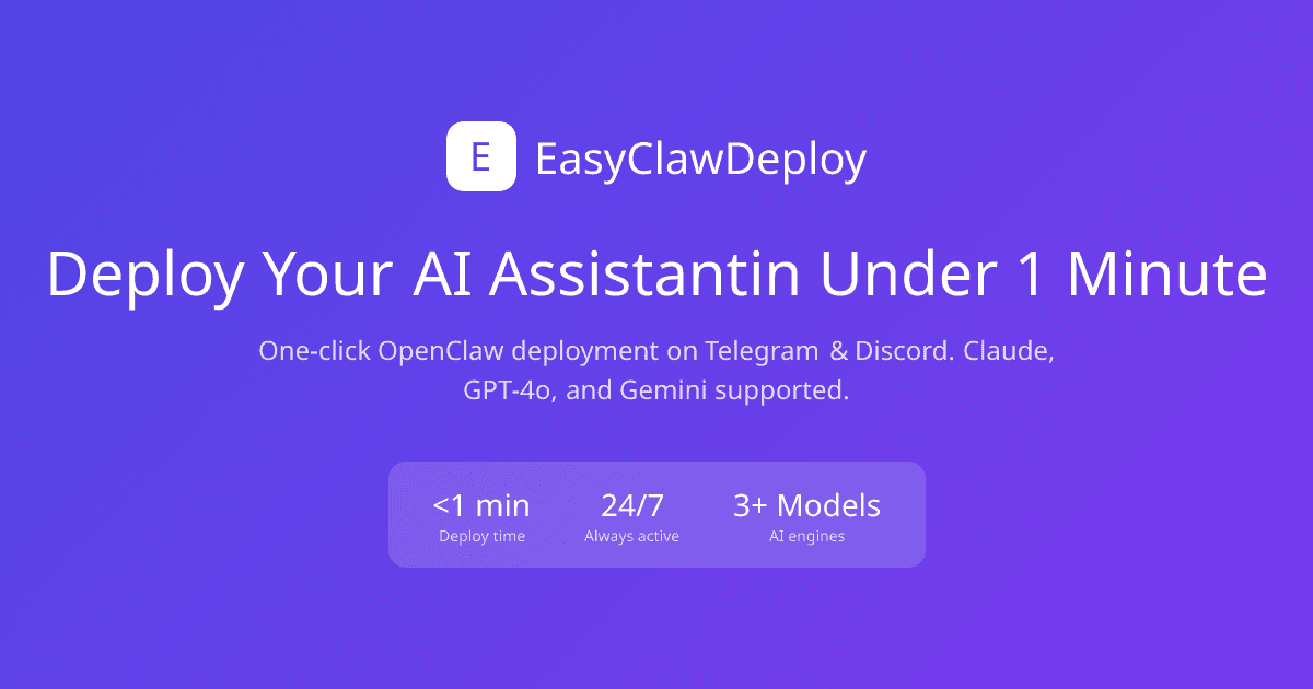 EasyClawDeploy screenshot 1