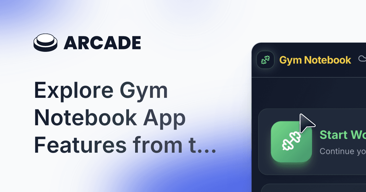 Fitness & Nutrition Notebook screenshot 1