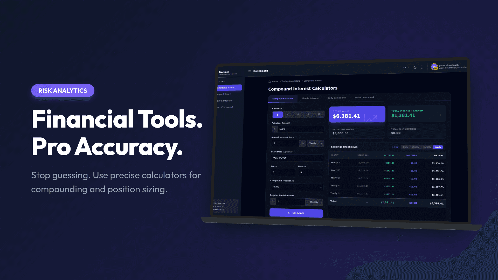 Tradizer.io screenshot 4