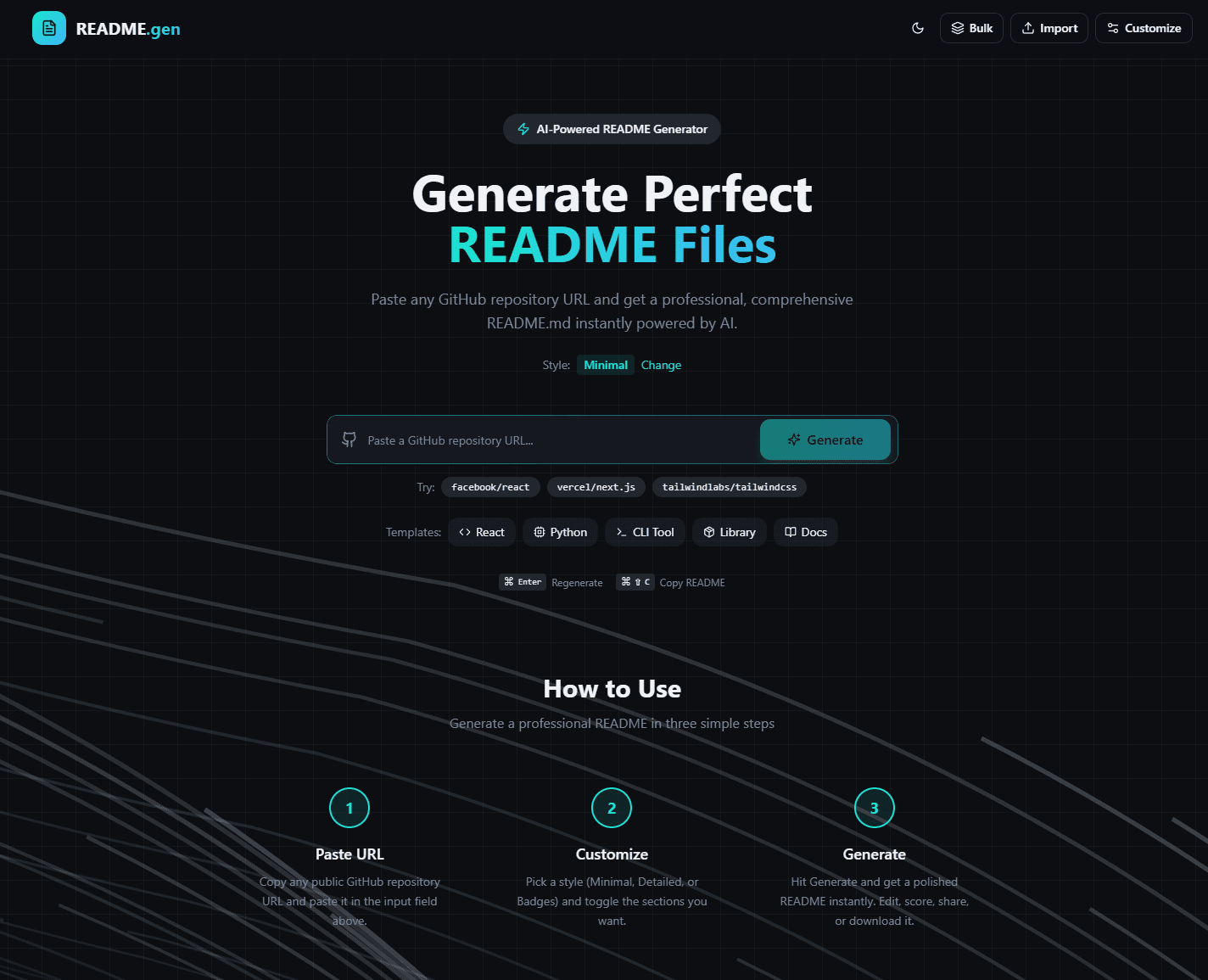 README.gen screenshot 1