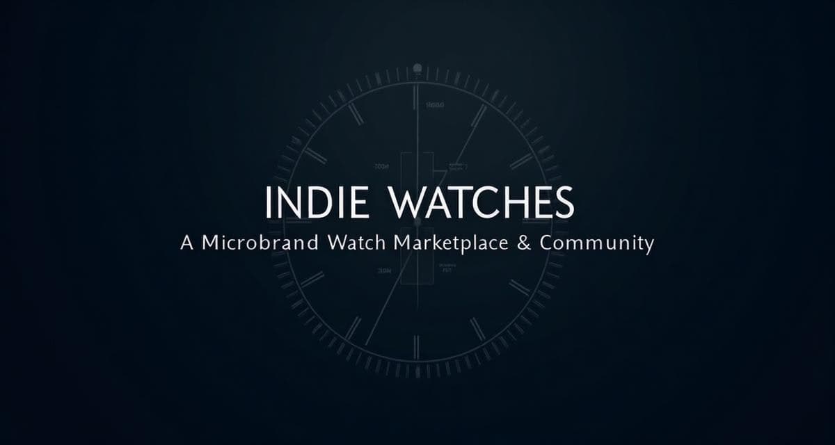 Indie Watches screenshot 2