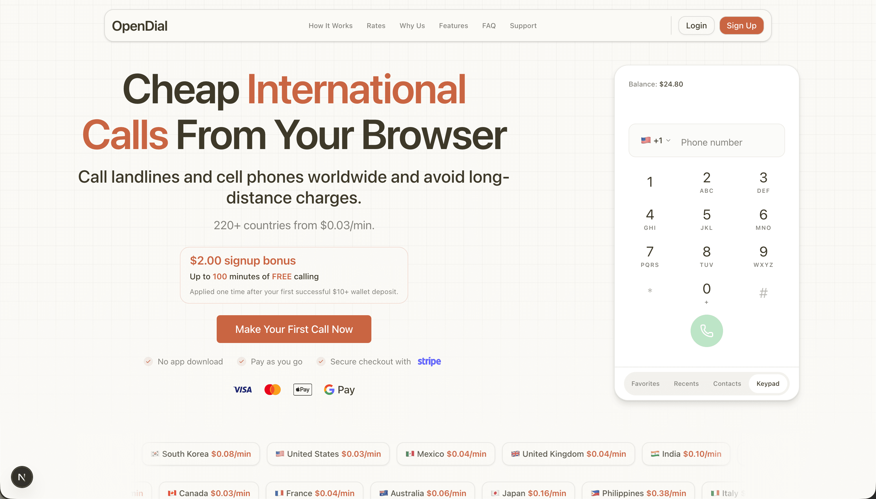 OpenDial screenshot 1