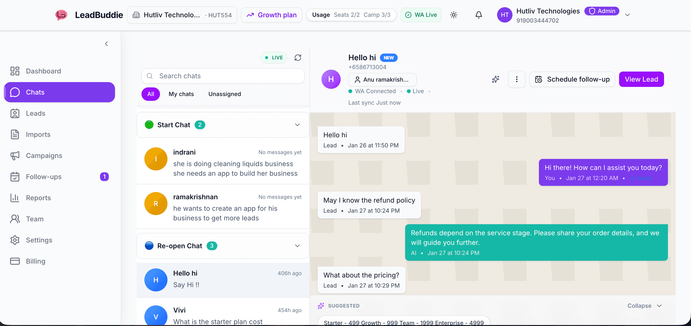 LeadBuddie screenshot 3