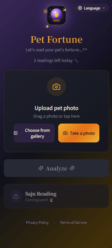 Pet Fortune - AI Pet Reading screenshot 3