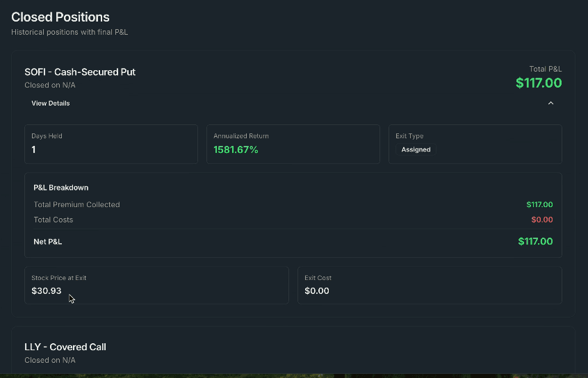 SecurePutCalls.com screenshot 11