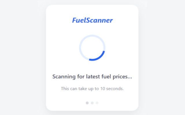 FuelScanner Chrome Extension screenshot 2
