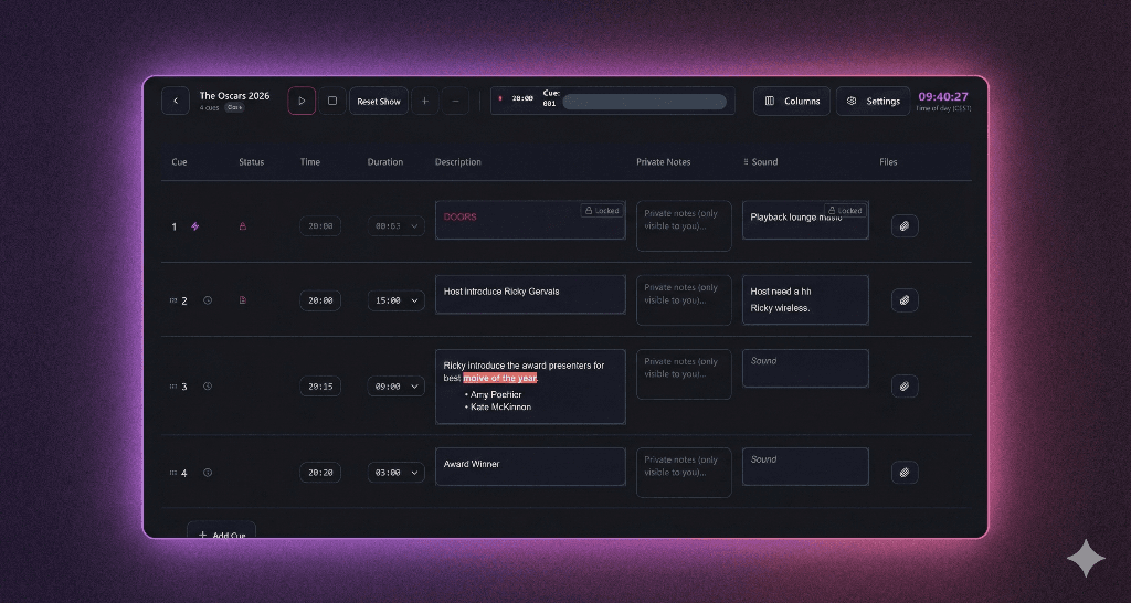 Shownotes screenshot 2