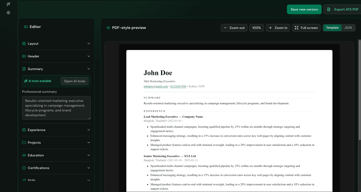 Rizsume screenshot 3