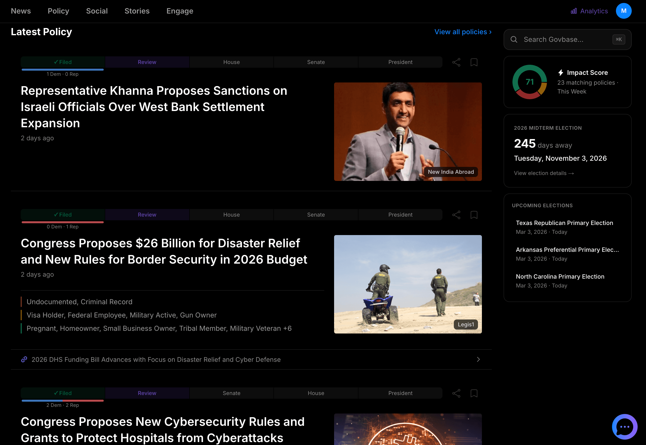 Govbase screenshot 3