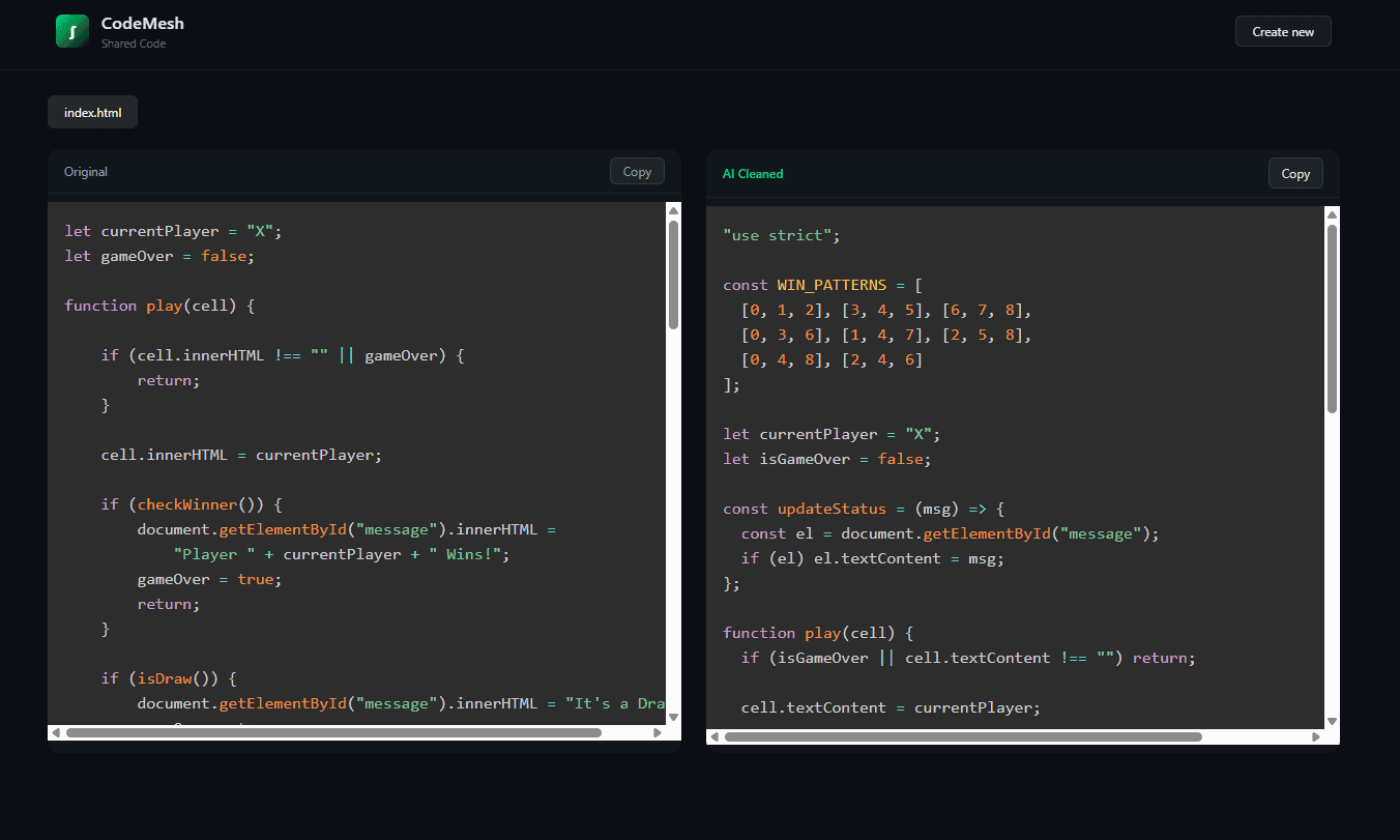 CodeMesh screenshot 4