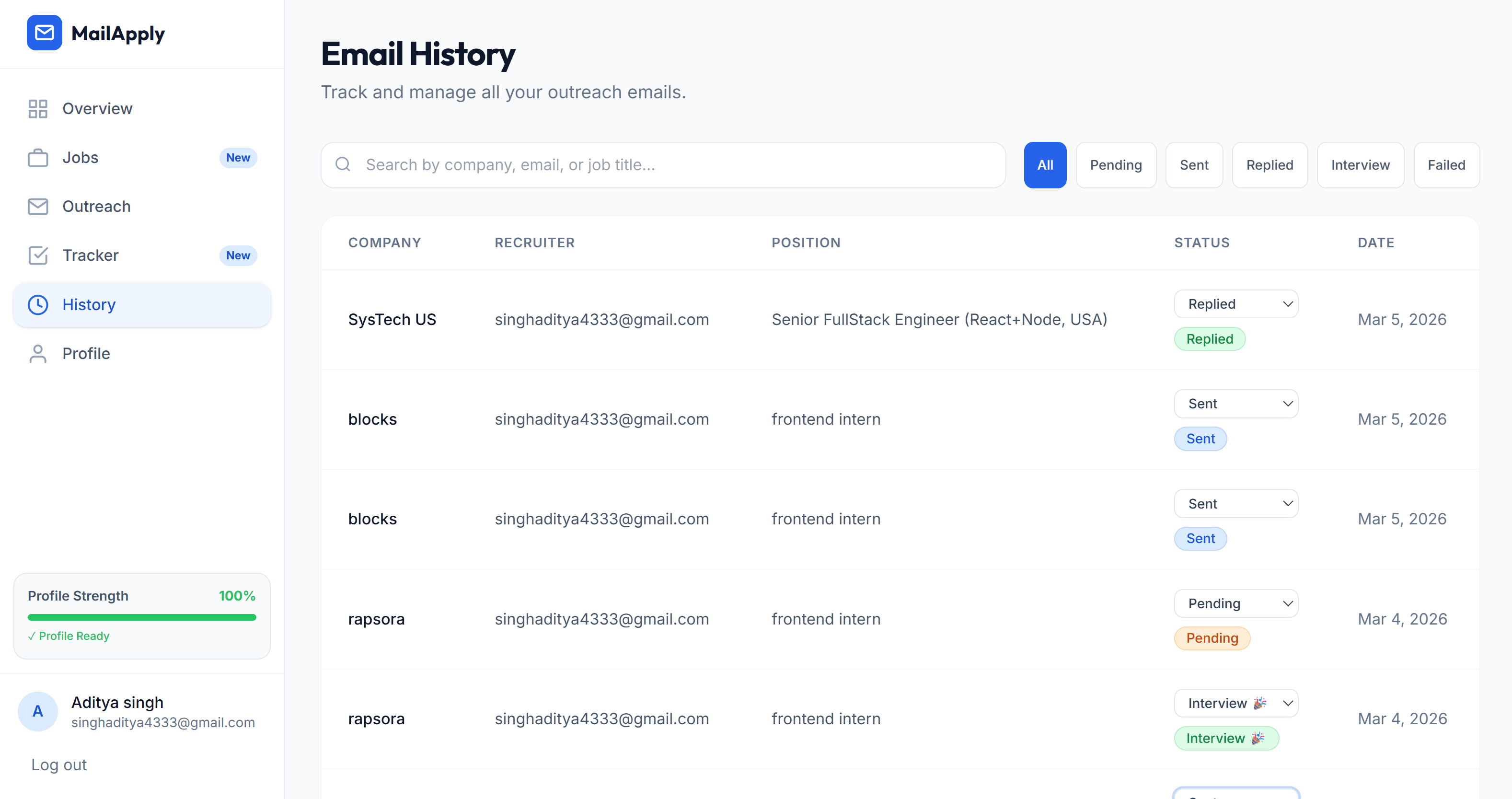 MailApply screenshot 6