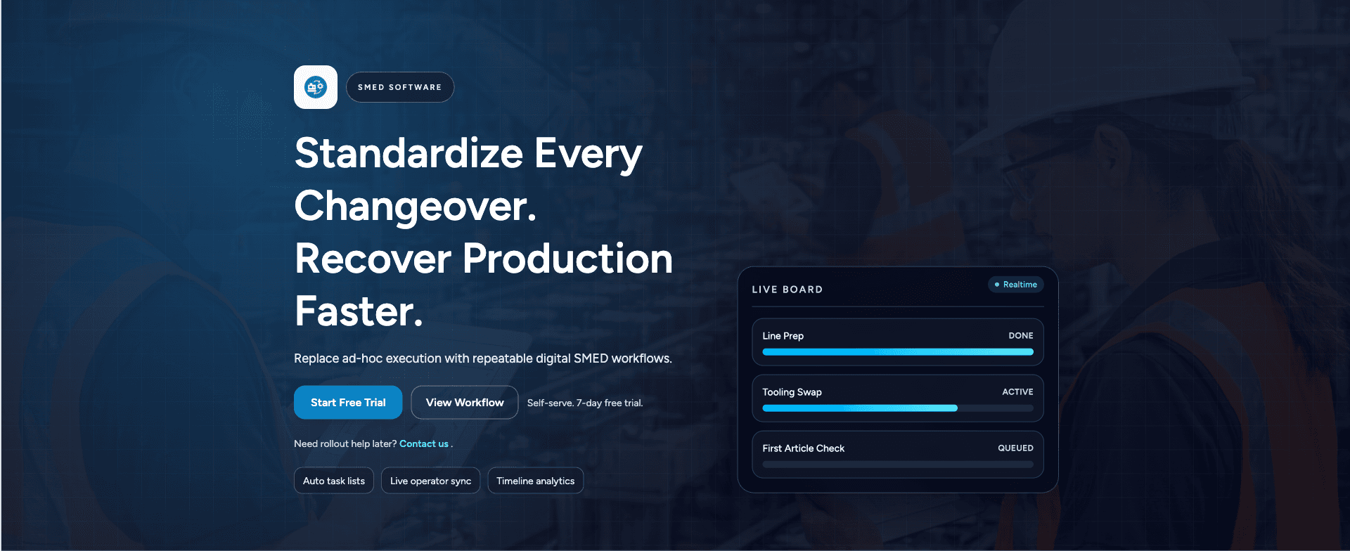 ProChangeover screenshot 1