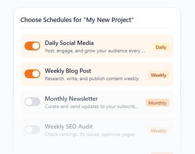 MarketingReminder screenshot 2