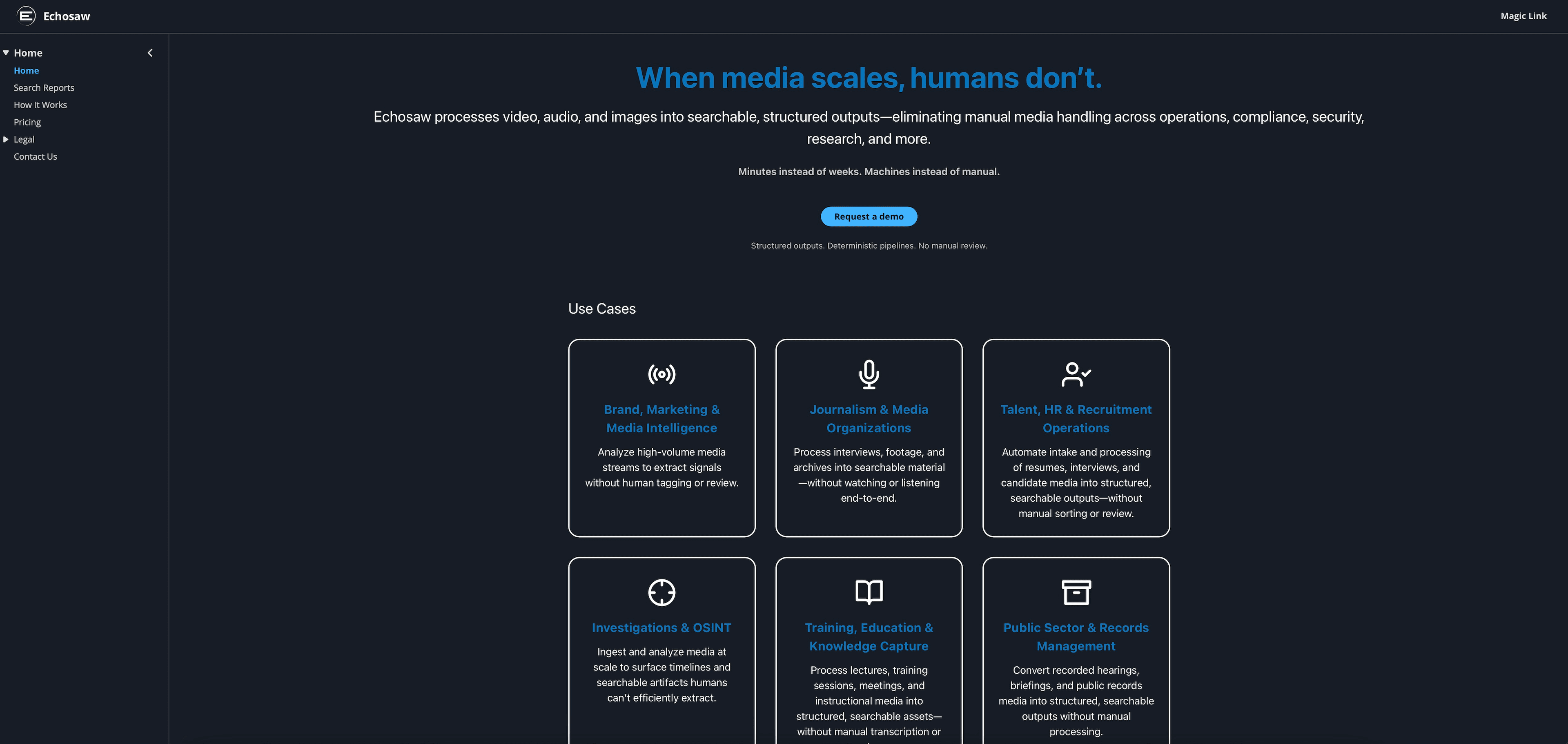 Echosaw screenshot 1