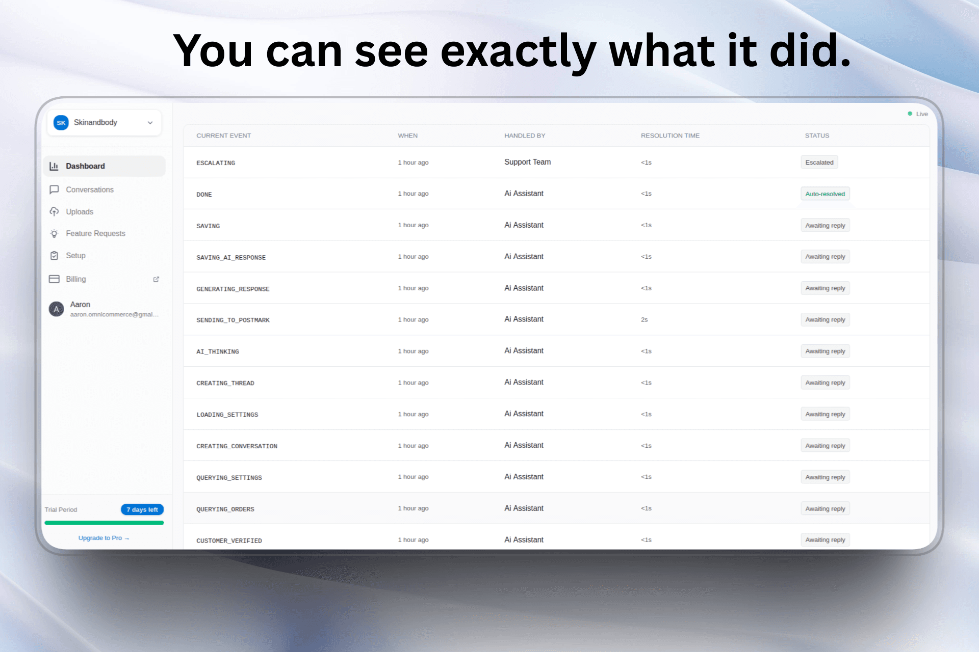 InstantReply screenshot 2