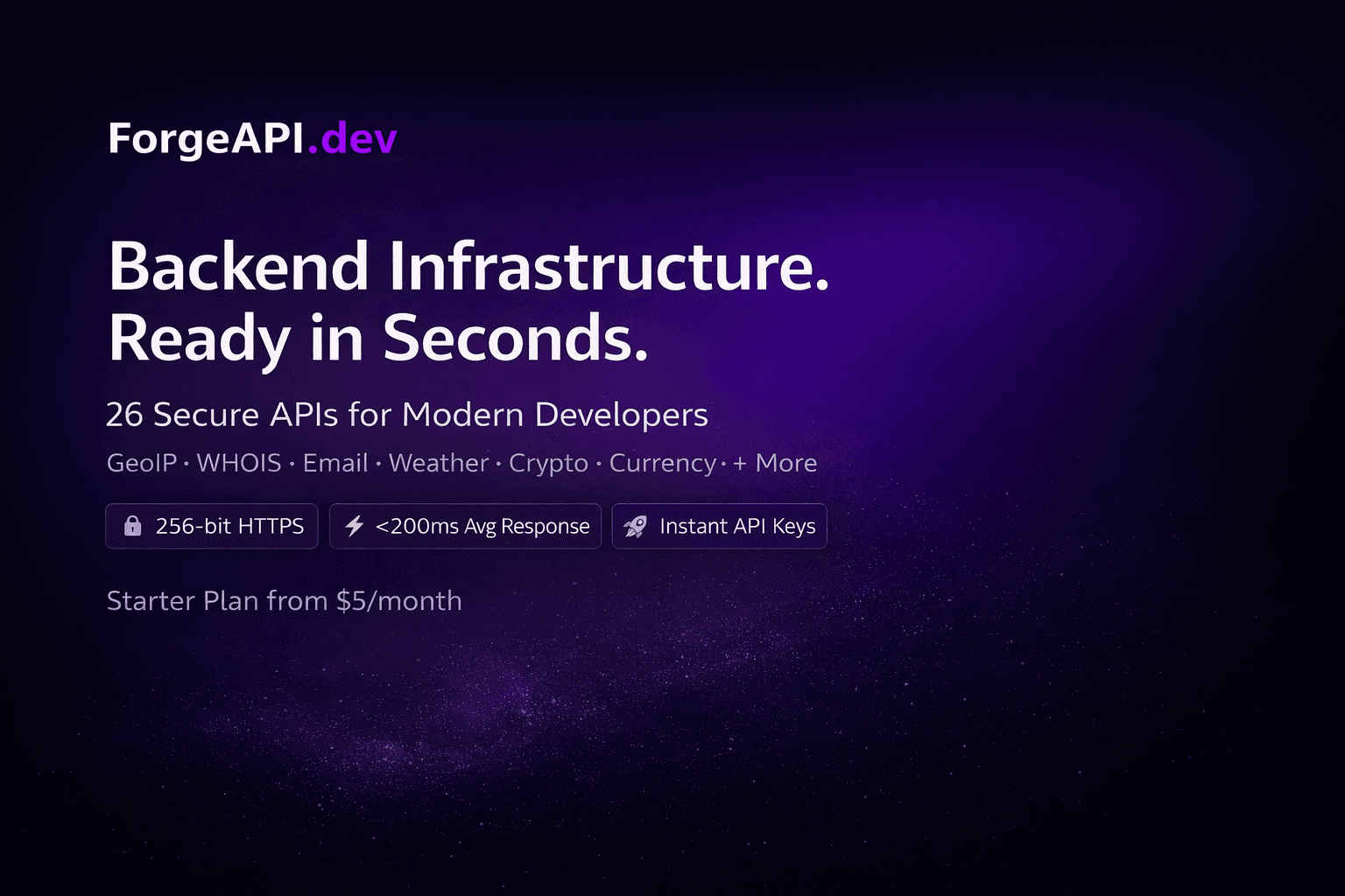 ForgeAPI.dev screenshot 1