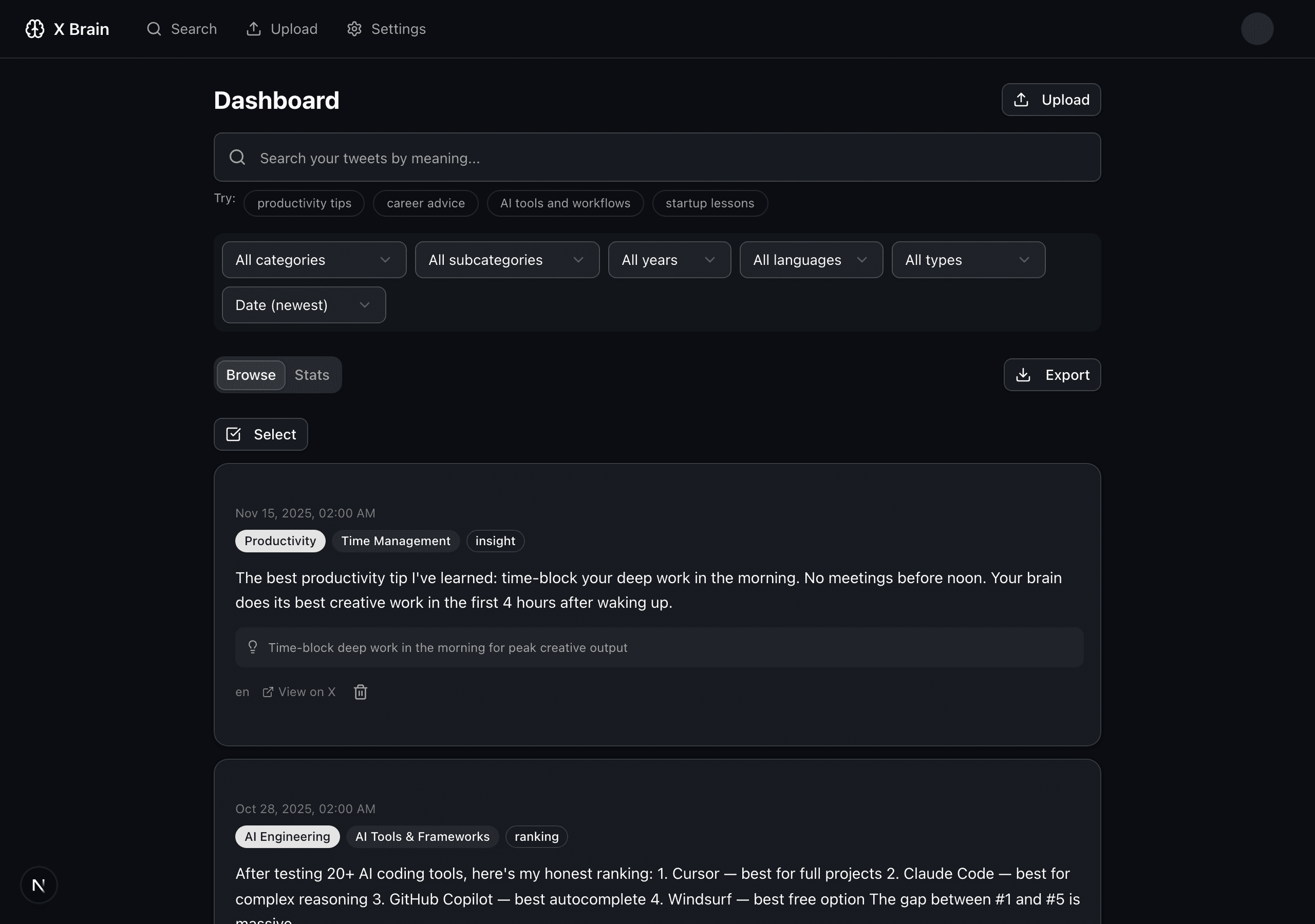 X Brain screenshot 5