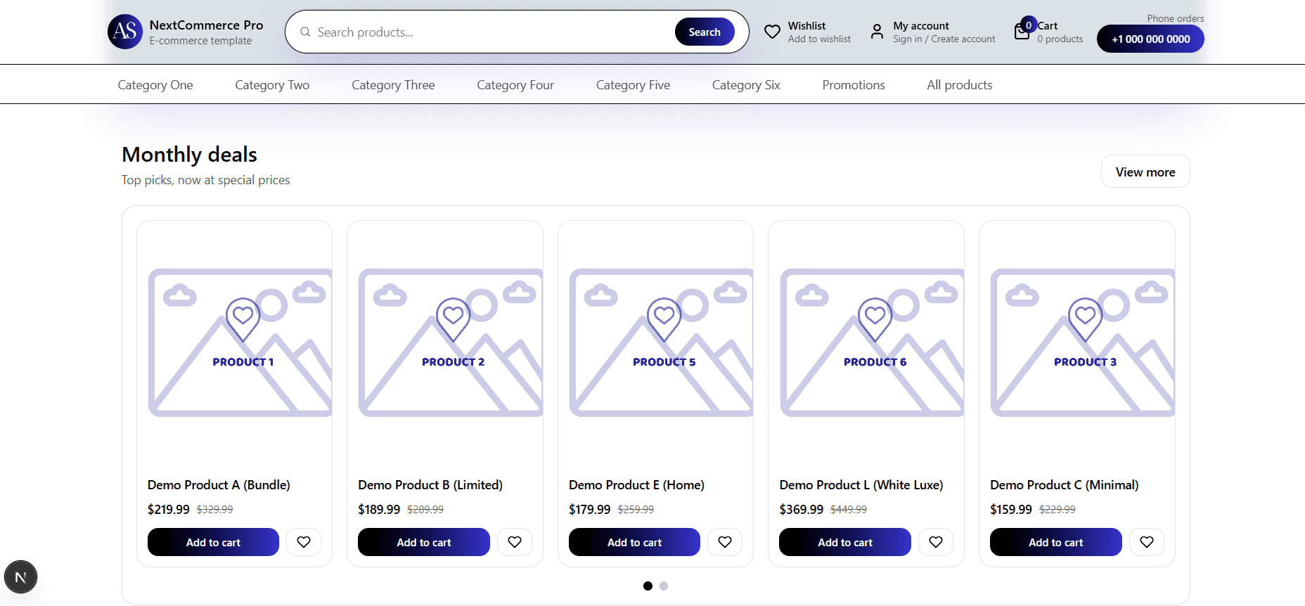 NextCommerce Pro screenshot 4