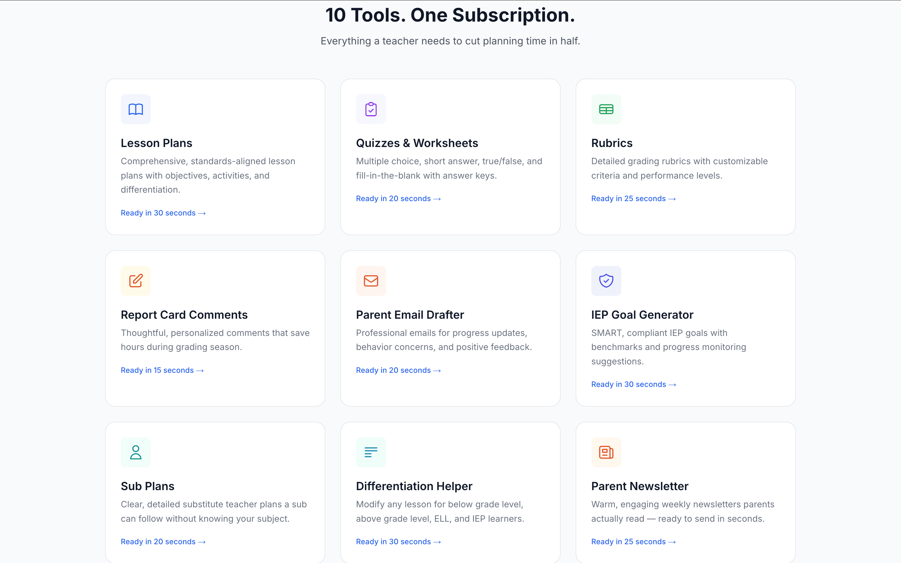 LessonDraft screenshot 1