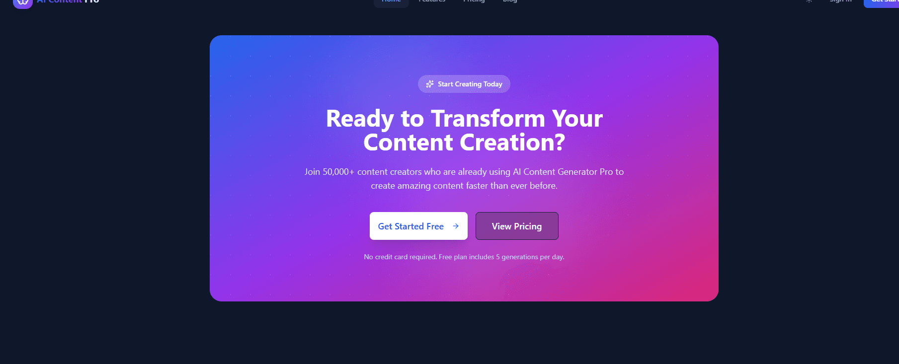 AI Content Generator SaaS Kit screenshot 7