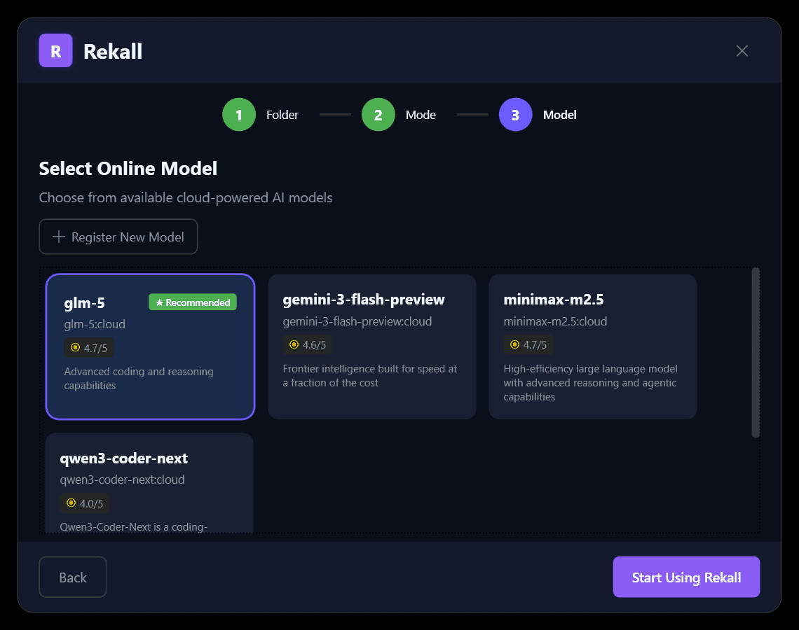 Rekall A.I screenshot 4