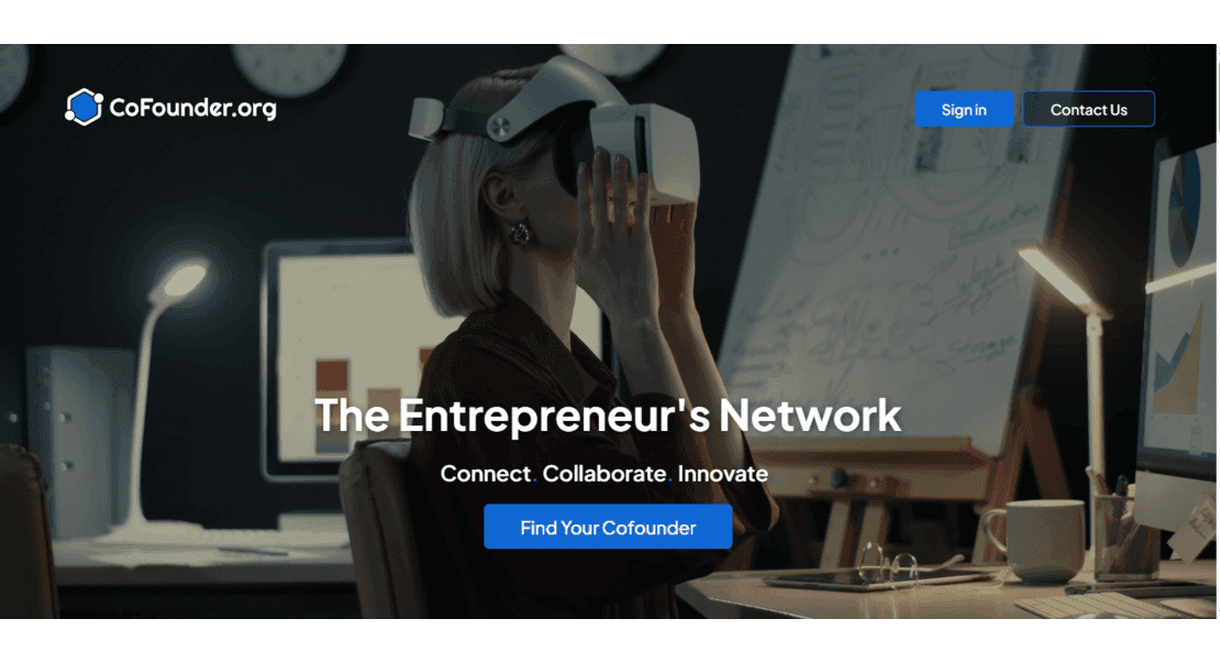 Cofounder.org screenshot 2