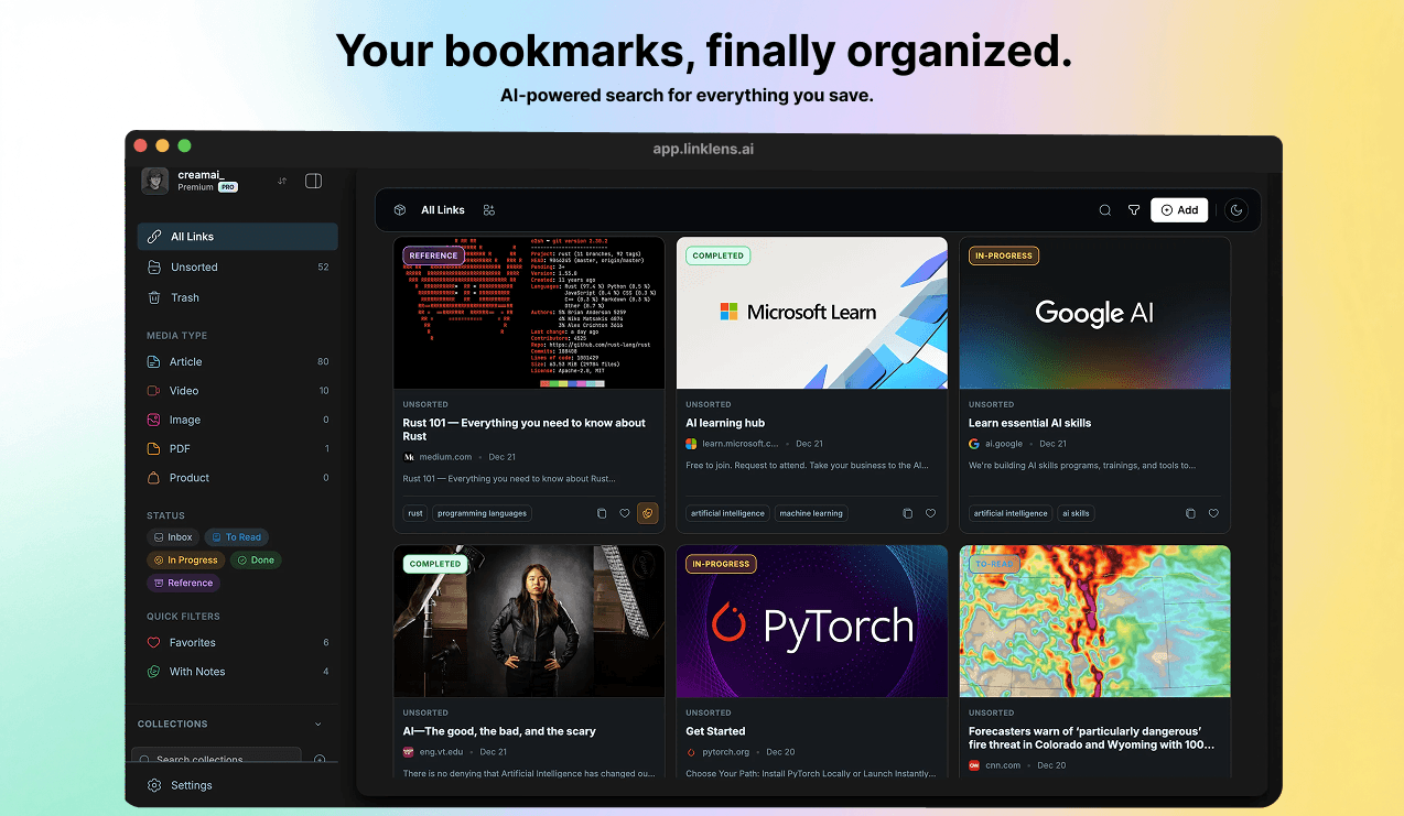LinkLens screenshot 1