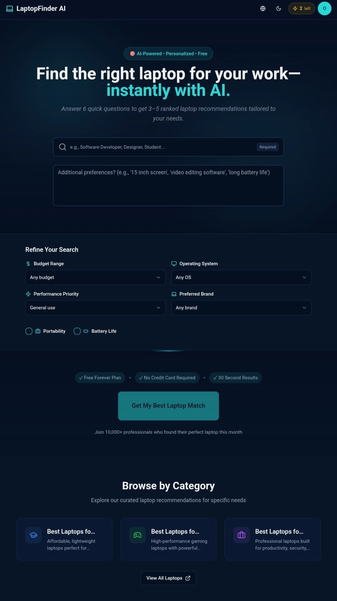 LaptopFinderAI screenshot 3