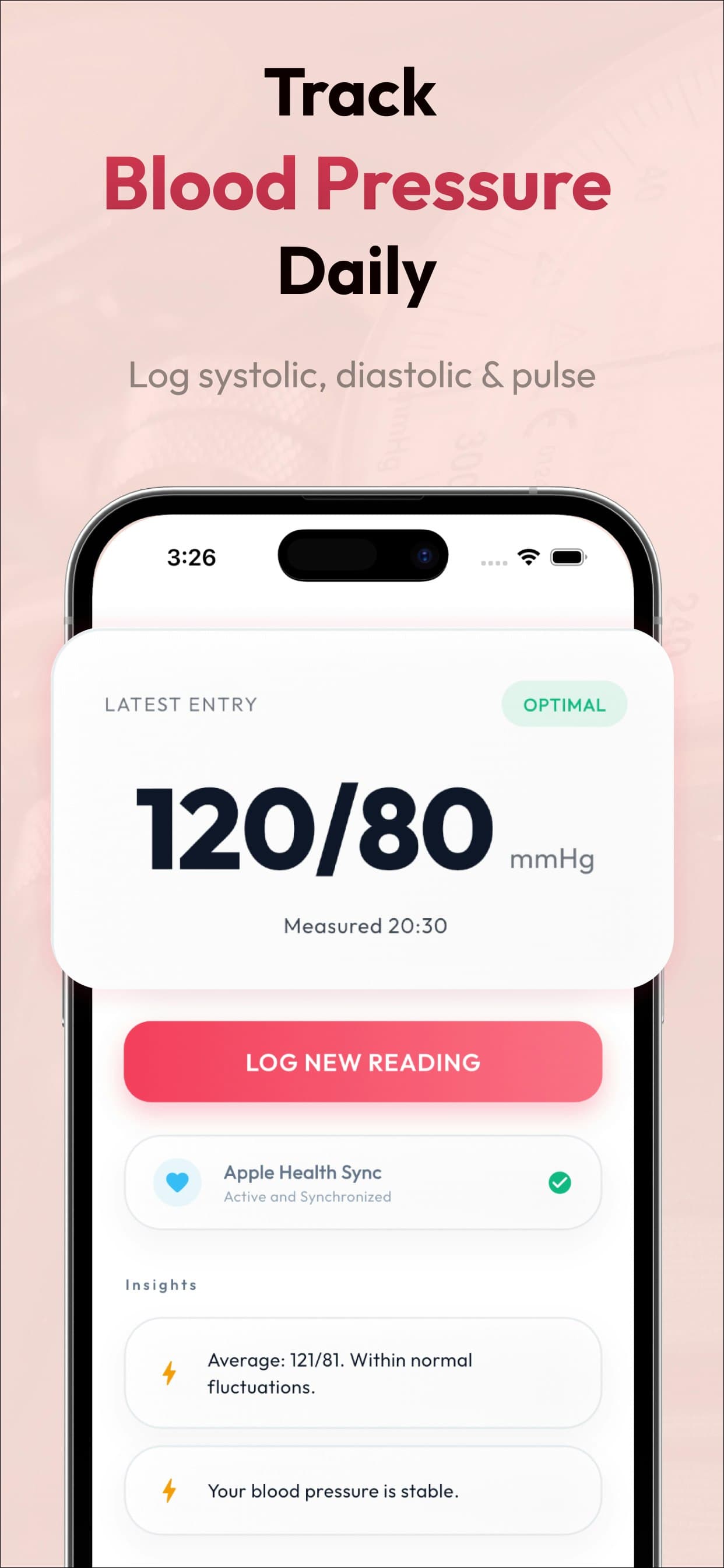 BP Diary screenshot 1