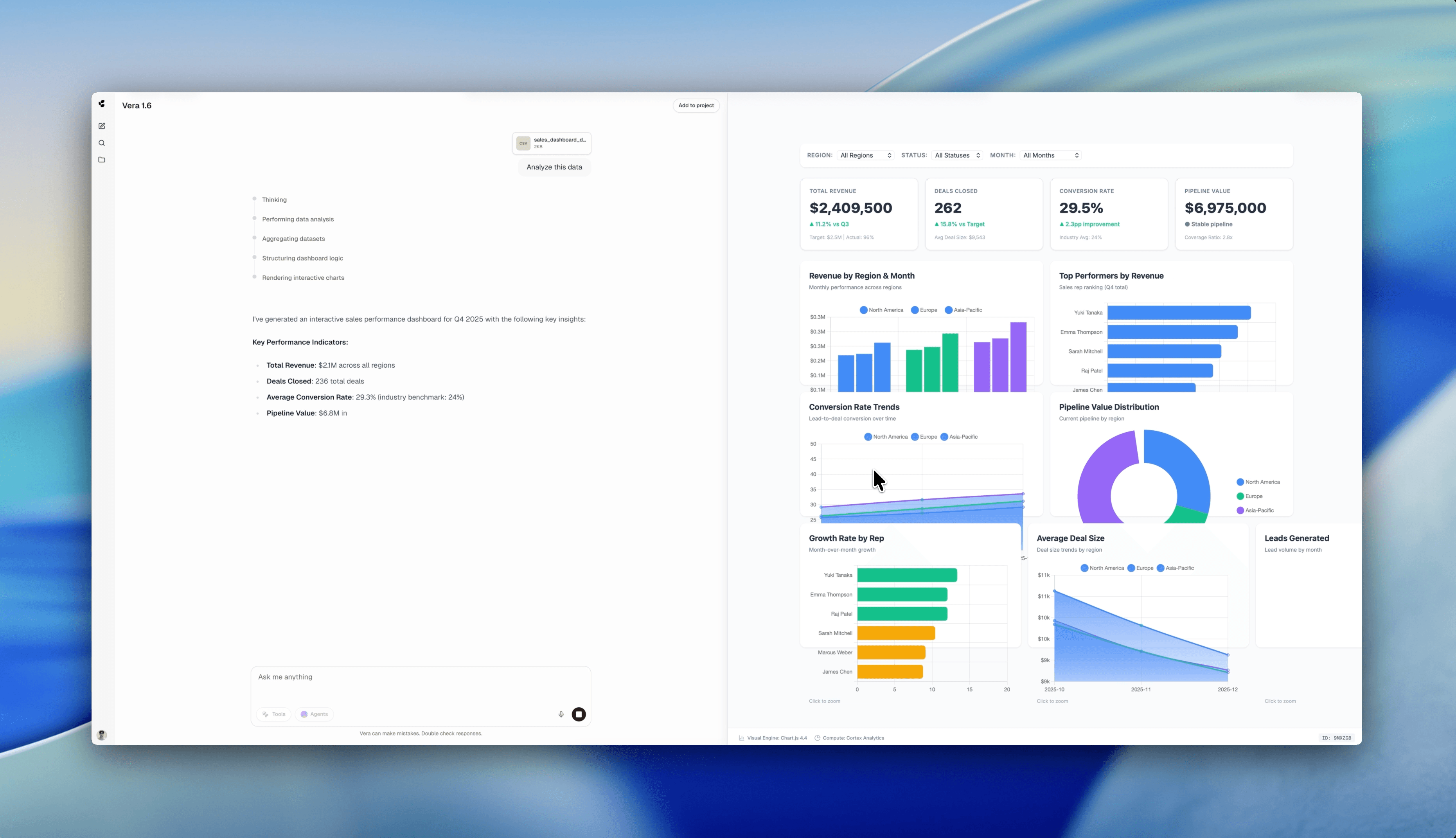 Vera Platform by Cortex Research screenshot 2