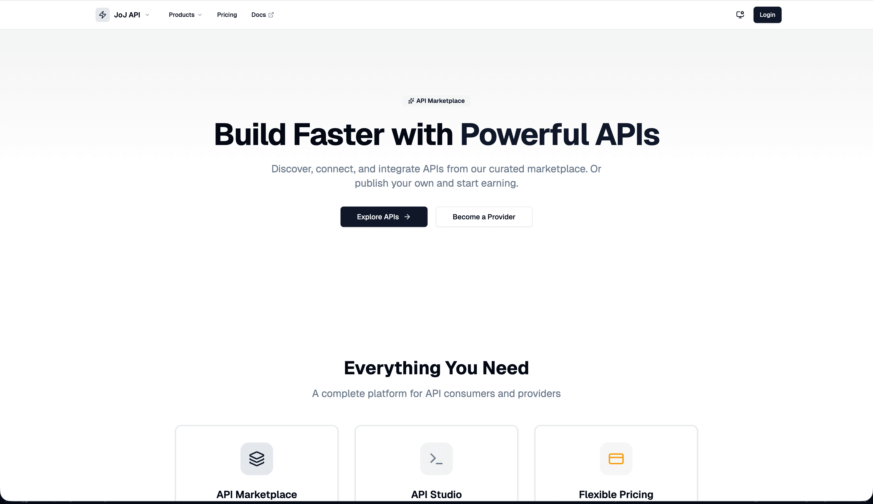 JoJ API screenshot 1
