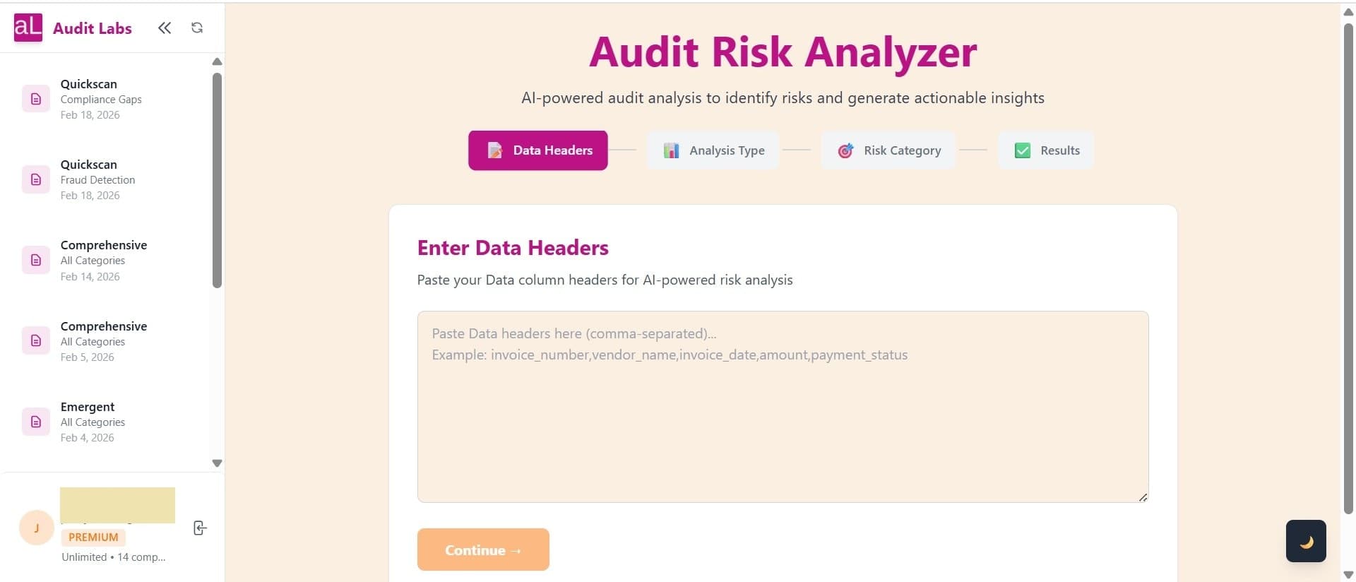 auditlabs.app screenshot 2