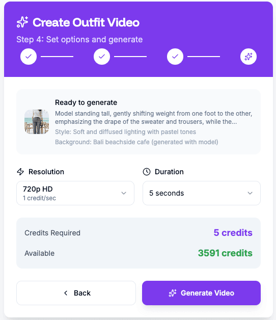 OutfitVideo screenshot 7