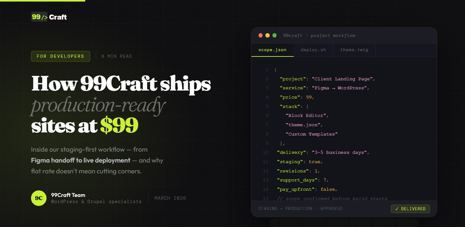 WordPress freelance USA screenshot 1