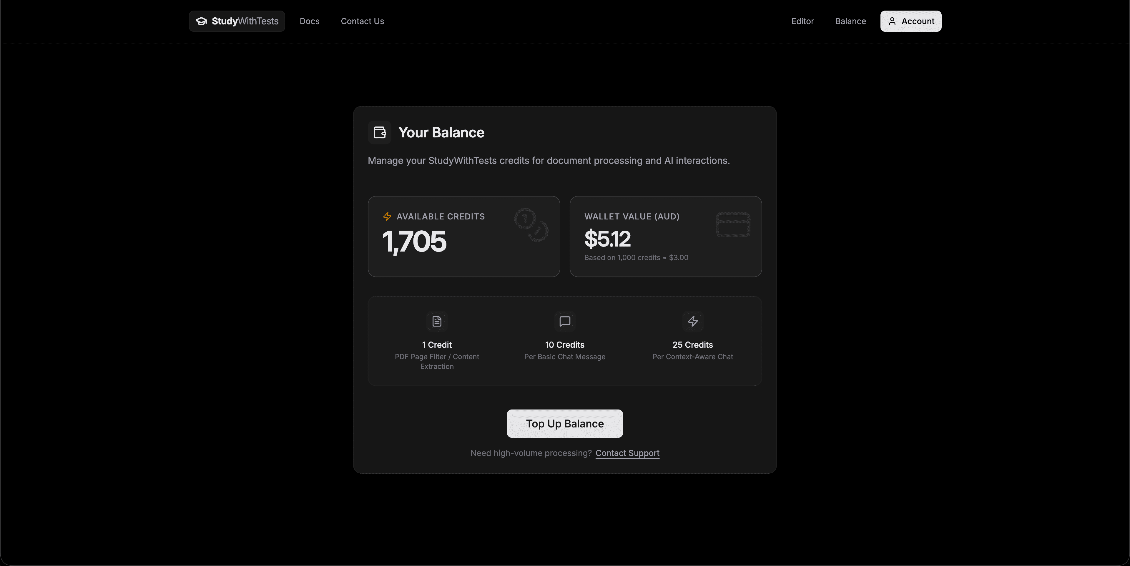 StudyWithTests screenshot 3